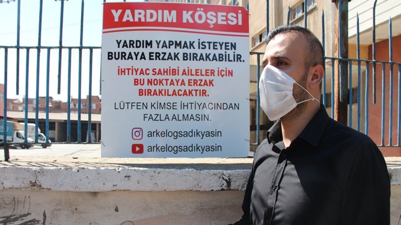 Yardım köşesi umut ışığı oldu