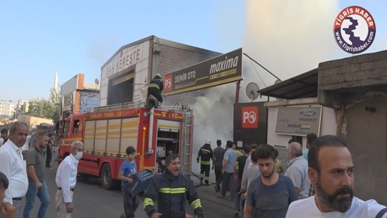 Diyarbakır’da iş yerinde mangal faciaya neden oluyordu
