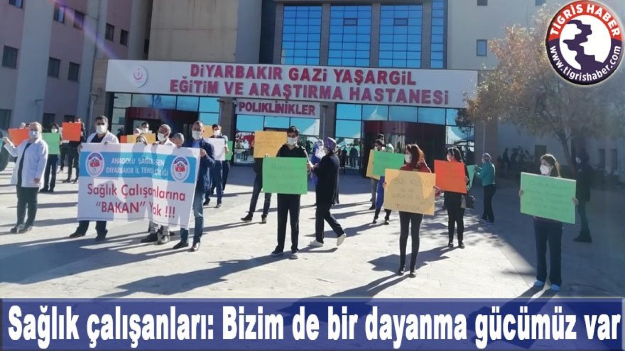 Sağlık çalışanları: Bizim de bir dayanma gücümüz var