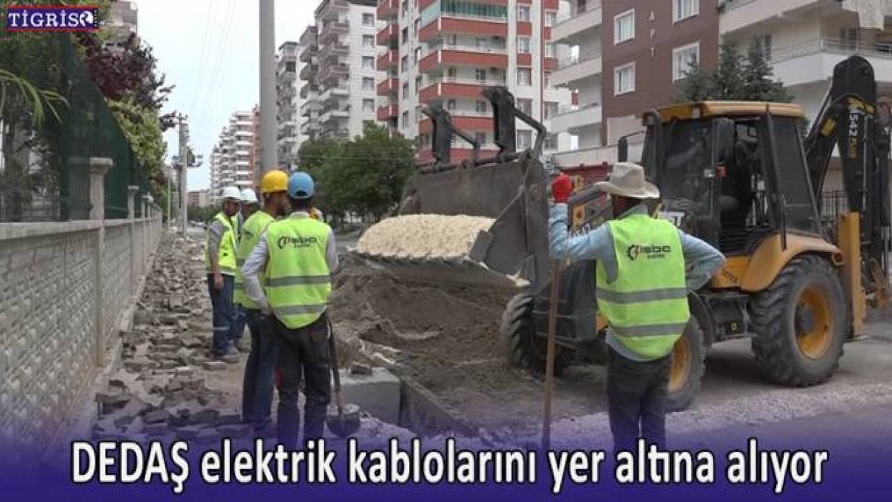 DEDAŞ elektrik kablolarını yer altına alıyor