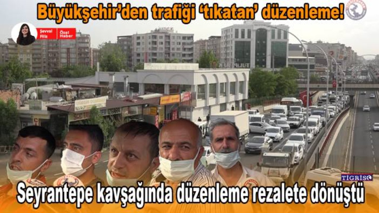 Seyrantepe kavşağında düzenleme rezalete dönüştü