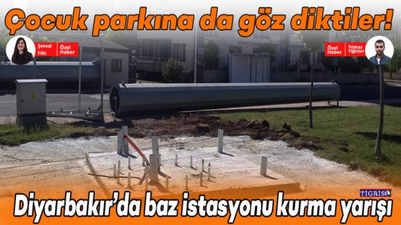 Çocuk parkına da göz diktiler!