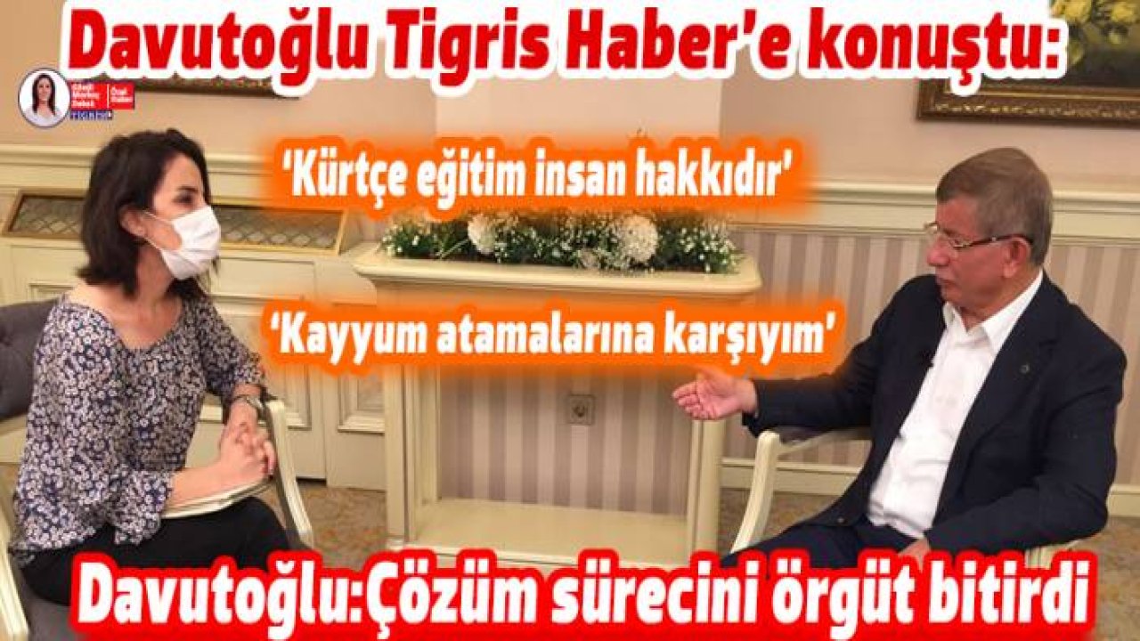 Davutoğlu: Çözüm sürecini örgüt bitirdi