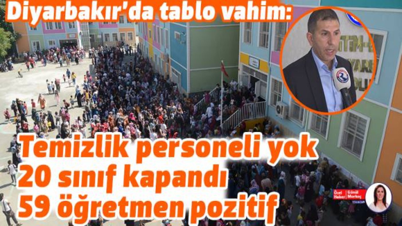Diyarbakır’da tablo vahim: 59 öğretmen pozitif, 20 sınıf kapandı