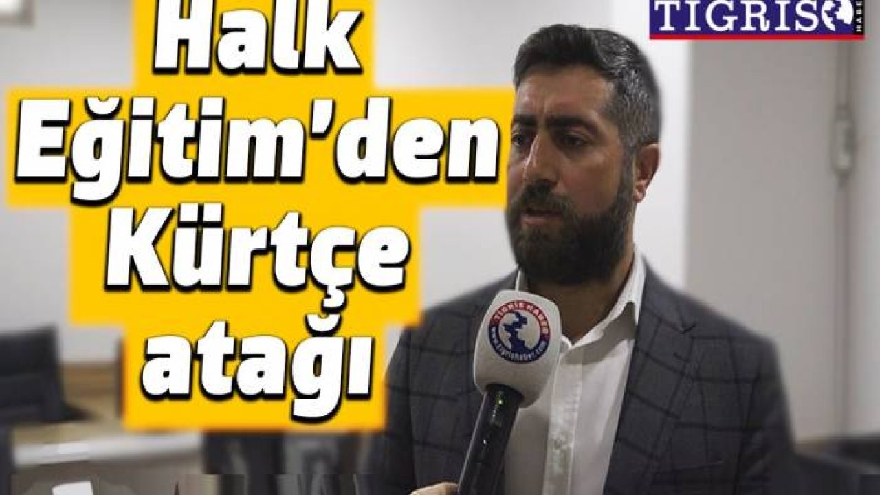 Halk Eğitim’den Kürtçe atağı