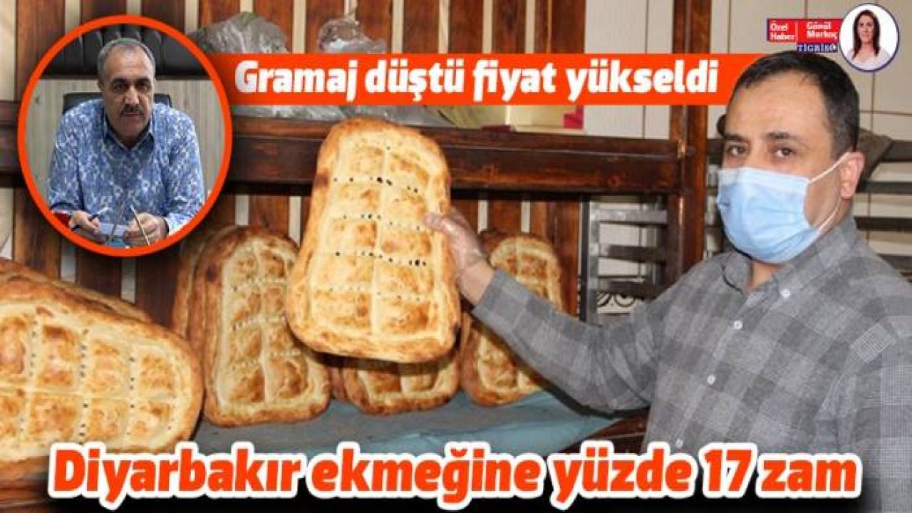 Diyarbakır ekmeğine yüzde 17 zam