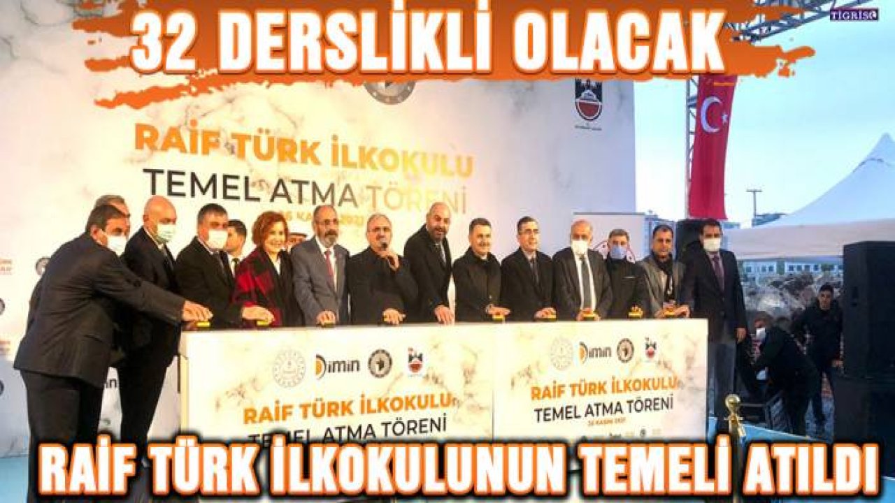 Raif Türk İlkokulunun temeli atıldı