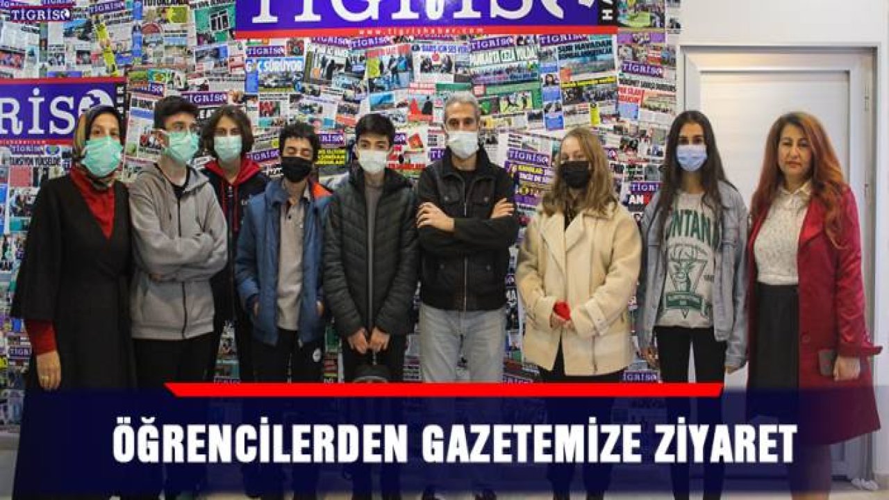Öğrencilerden gazetemize ziyaret