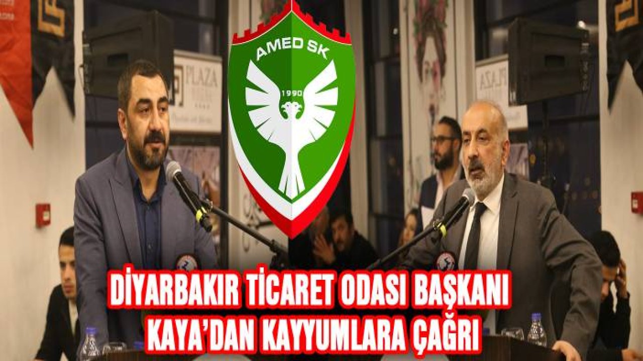 Diyarbakır Ticaret Odası Başkanı Kaya’dan kayyumlara çağrı