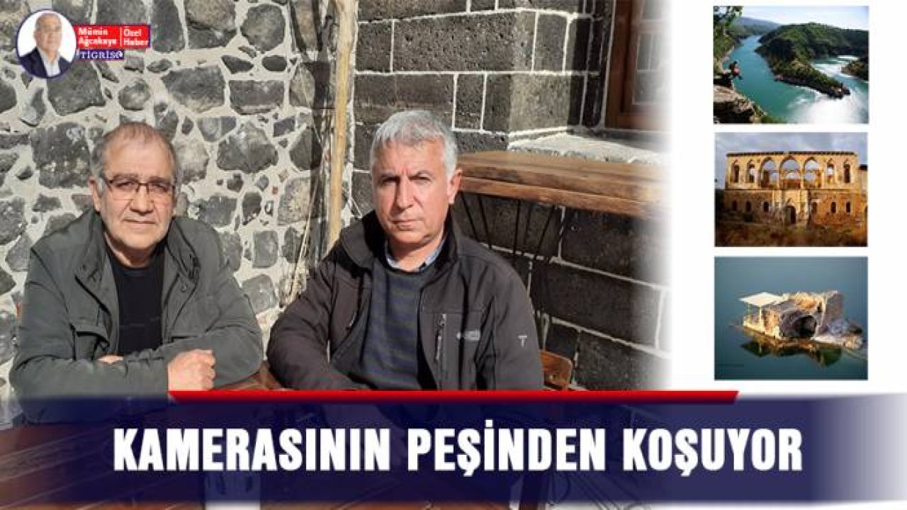 Kamerasının peşinden koşuyor