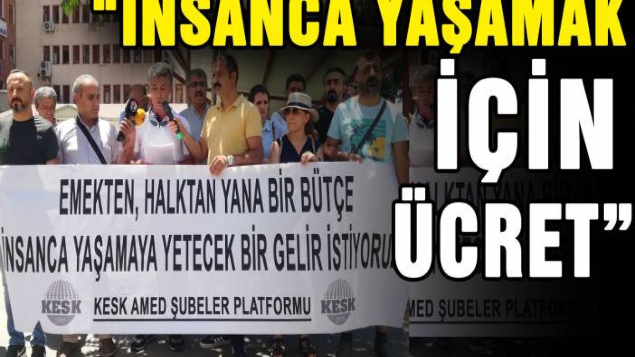 Amed KESK şubeler platformundan enflasyon ve maaş artışı açıklaması