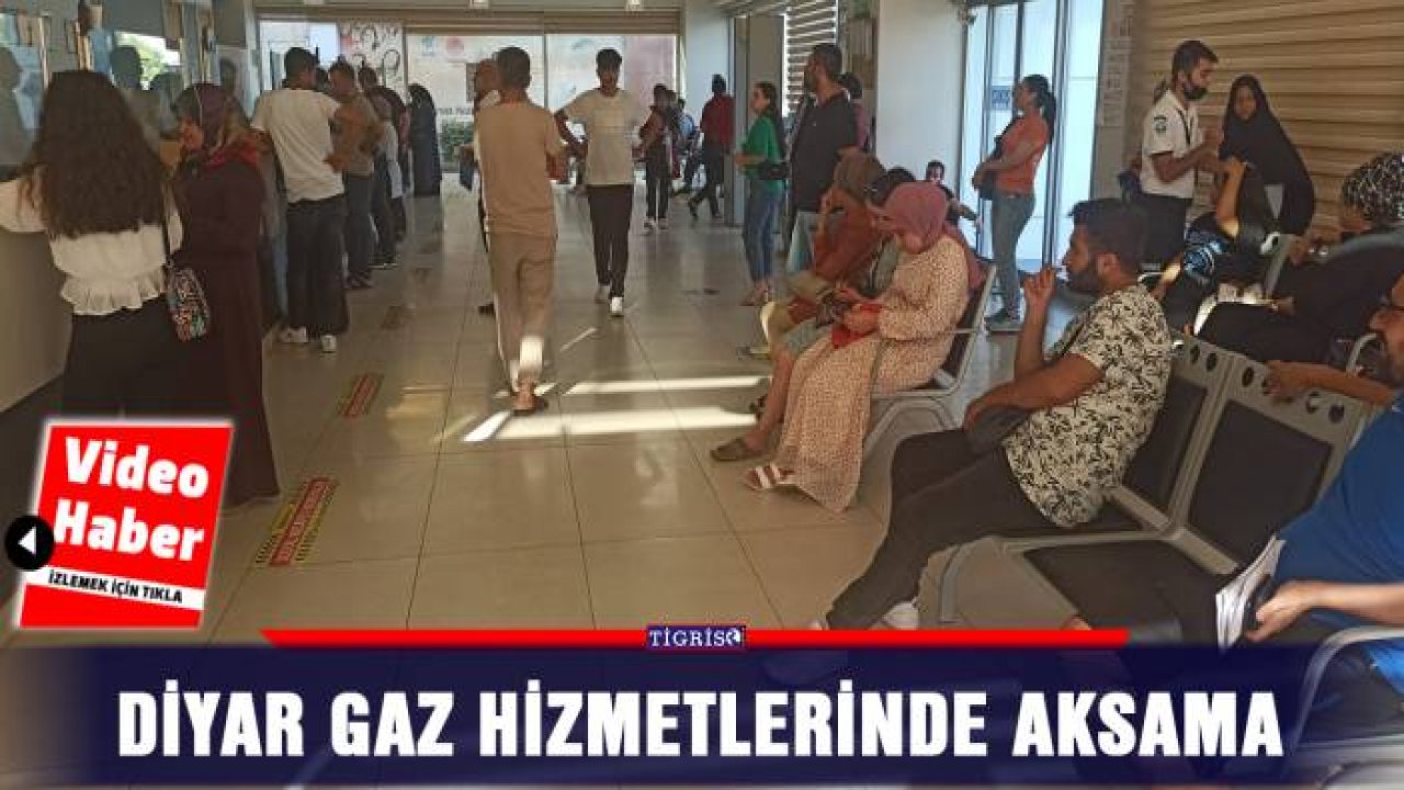 Diyar gaz hizmetlerinde aksama