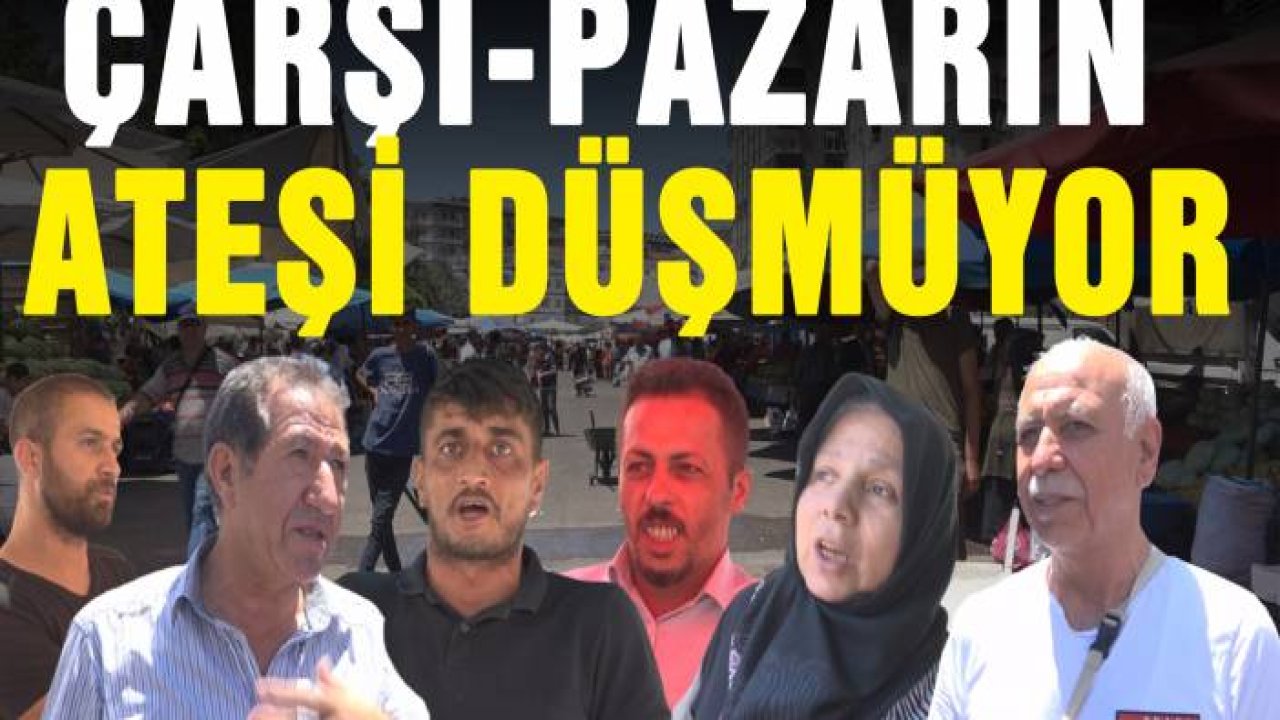 Diyarbakır’ın semt pazarlarını dolaştık, bin ah işittik!