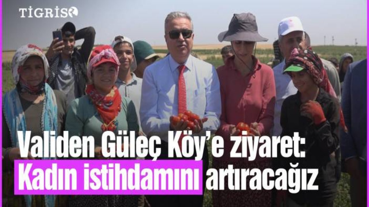 Validen Güleç Köy’e ziyaret: Kadın istihdamını artıracağız