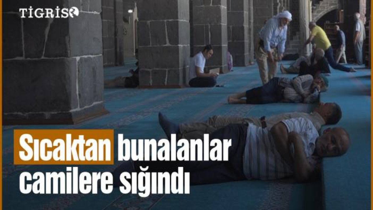 Sıcaktan bunalanlar camilere sığındı