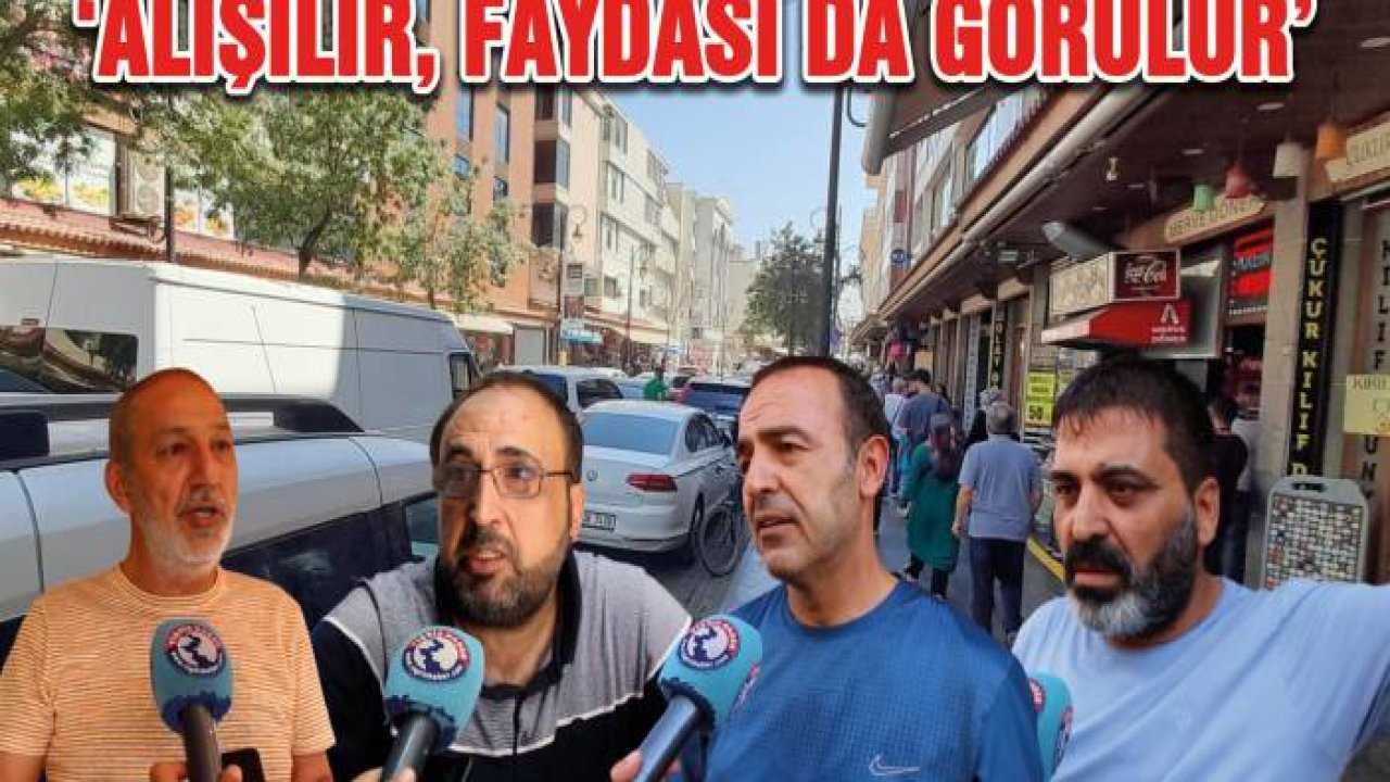 Gazi caddesi esnafı 2 günlük kapamayı değerlendirdi