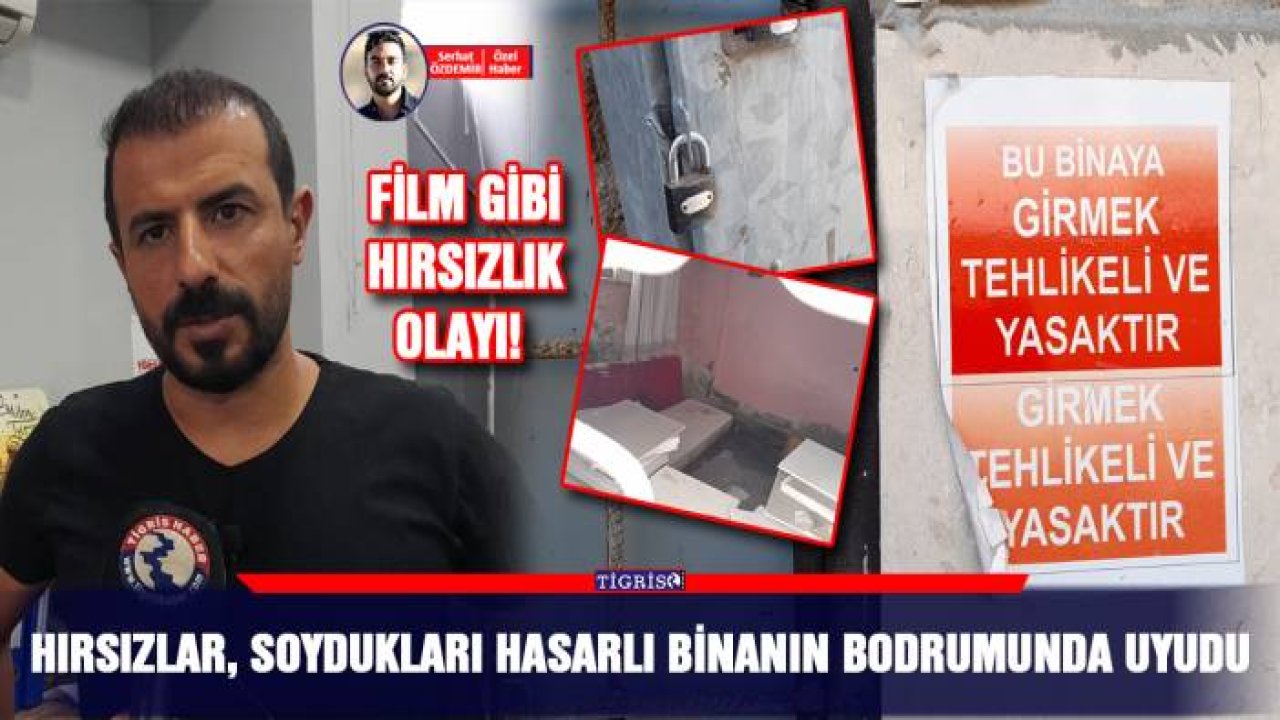 Film gibi hırsızlık olayı!
