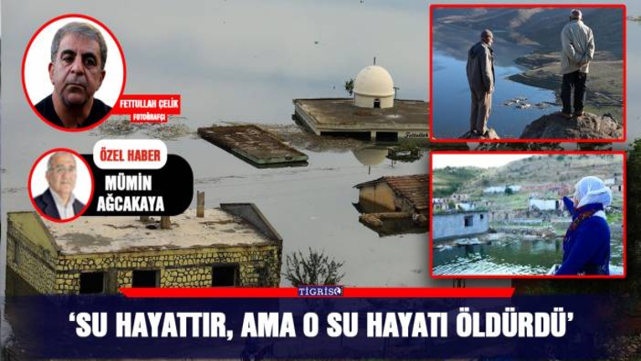 ‘Su hayattır, ama o su hayatı öldürdü’