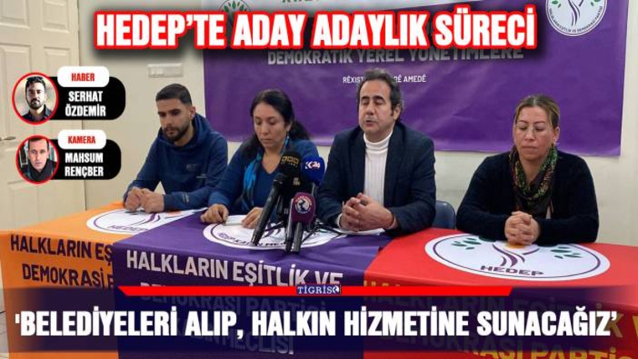'Belediyeleri alıp, halkın hizmetine sunacağız’