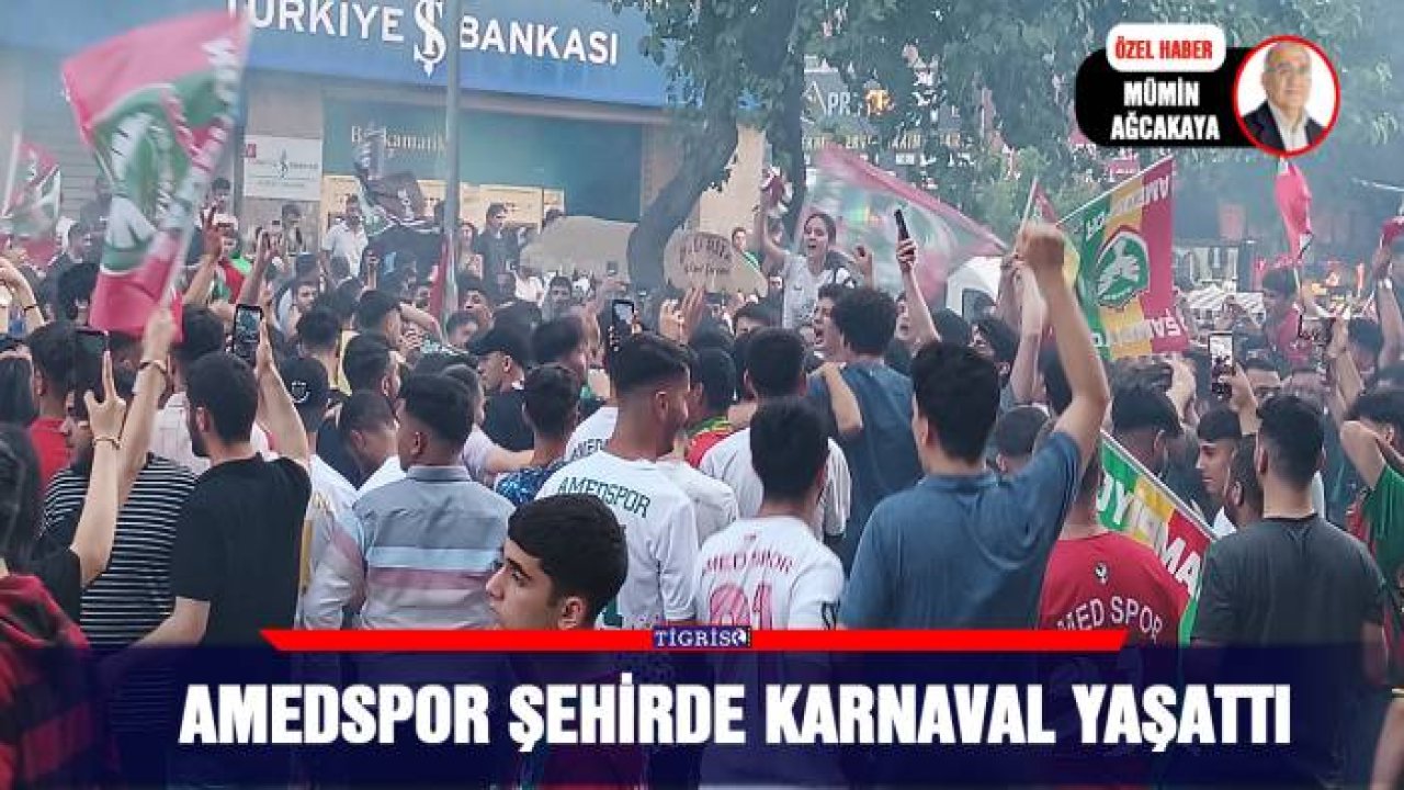 Amedspor şehirde karnaval yaşattı