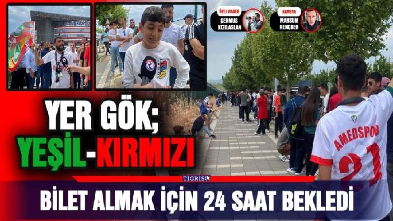 Bilet almak için 24 saat bekledi