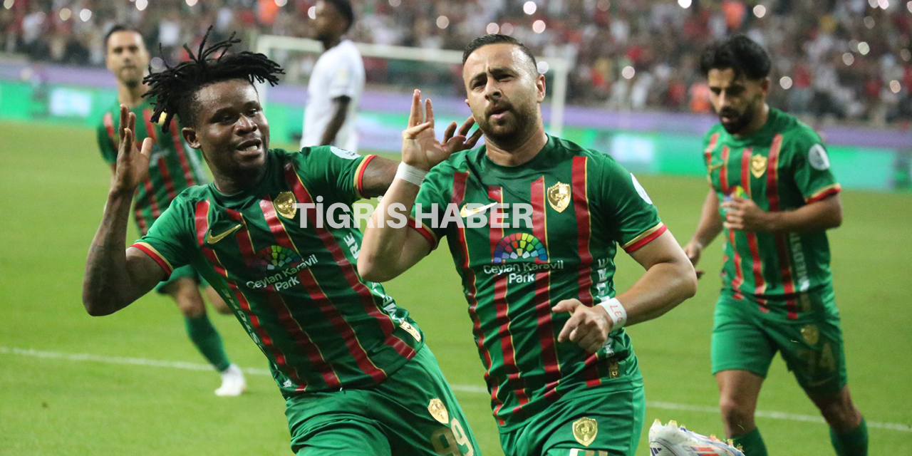 Amedspor Beşiktaş’ı 3-2 mağlup ederek Süper Lig’in yeni lideri oldu