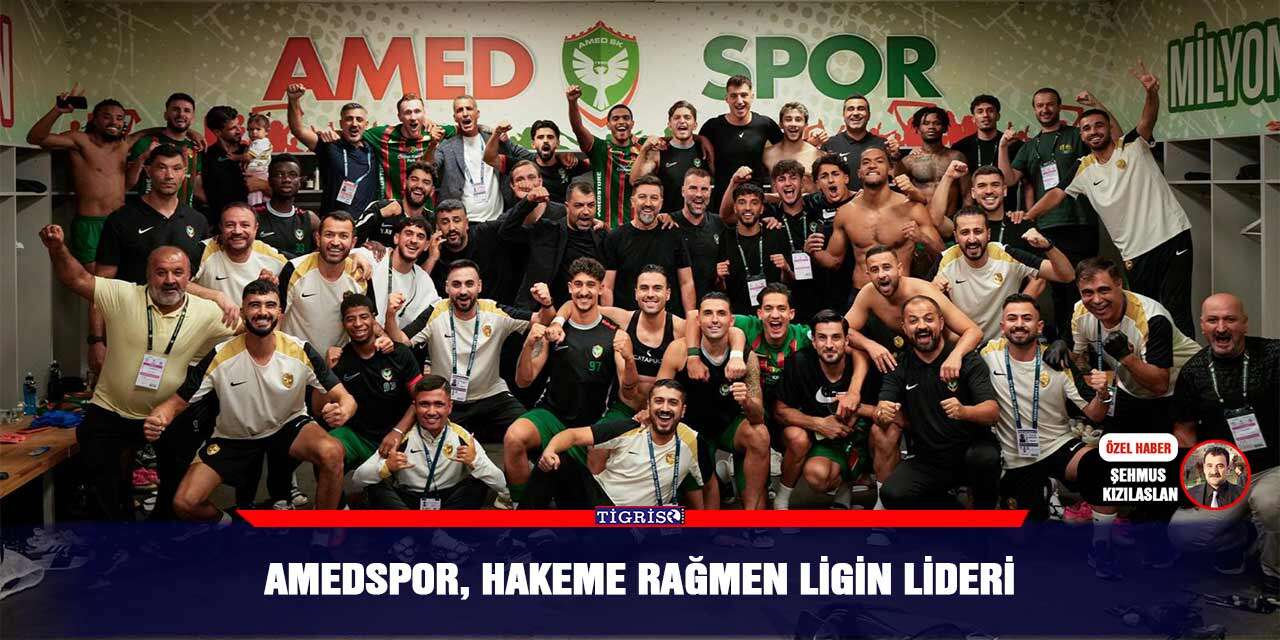 Amedspor, hakeme rağmen ligin lideri