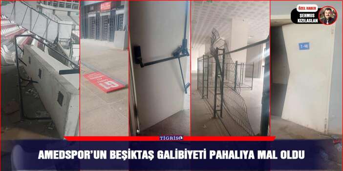 Amedspor’un Beşiktaş galibiyeti pahalıya mal oldu