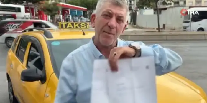 Taksicinin hesabında servet gönderildi