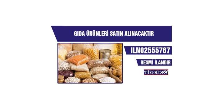 GIDA ÜRÜNLERİ SATIN ALINACAKTIR