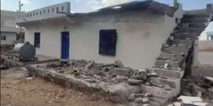 Deprem Hilvan'da hasara yol açtı