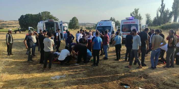 Diyarbakır’da yürekleri ağza getiren kaza