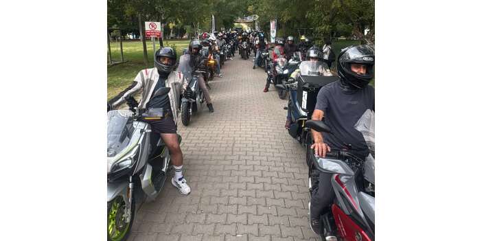 Diyarbakır'da motor sesleri yankılandı