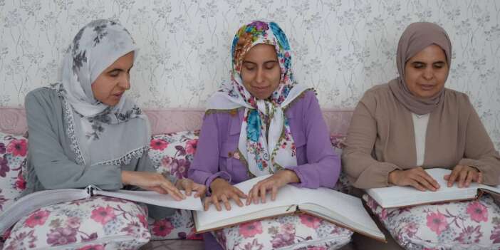 Görme engelli 3 kardeşin azmi