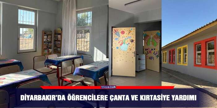 Diyarbakır’da öğrencilere çanta ve kırtasiye yardımı