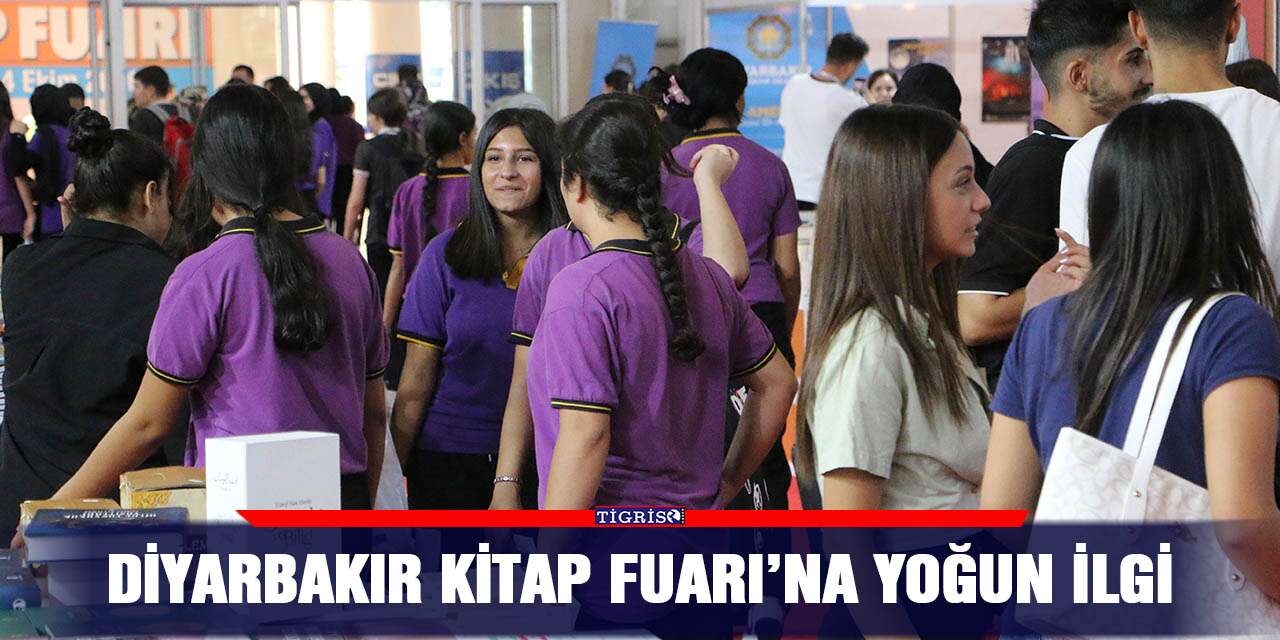 Diyarbakır Kitap Fuarı’na yoğun ilgi
