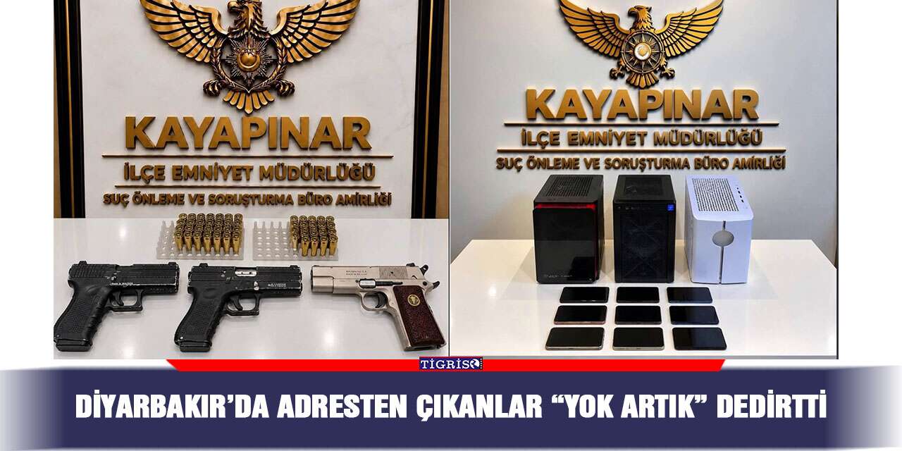 Diyarbakır’da adresten çıkanlar “yok artık” dedirtti