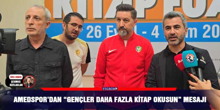 Amedspor’dan “gençler daha fazla kitap okusun”
