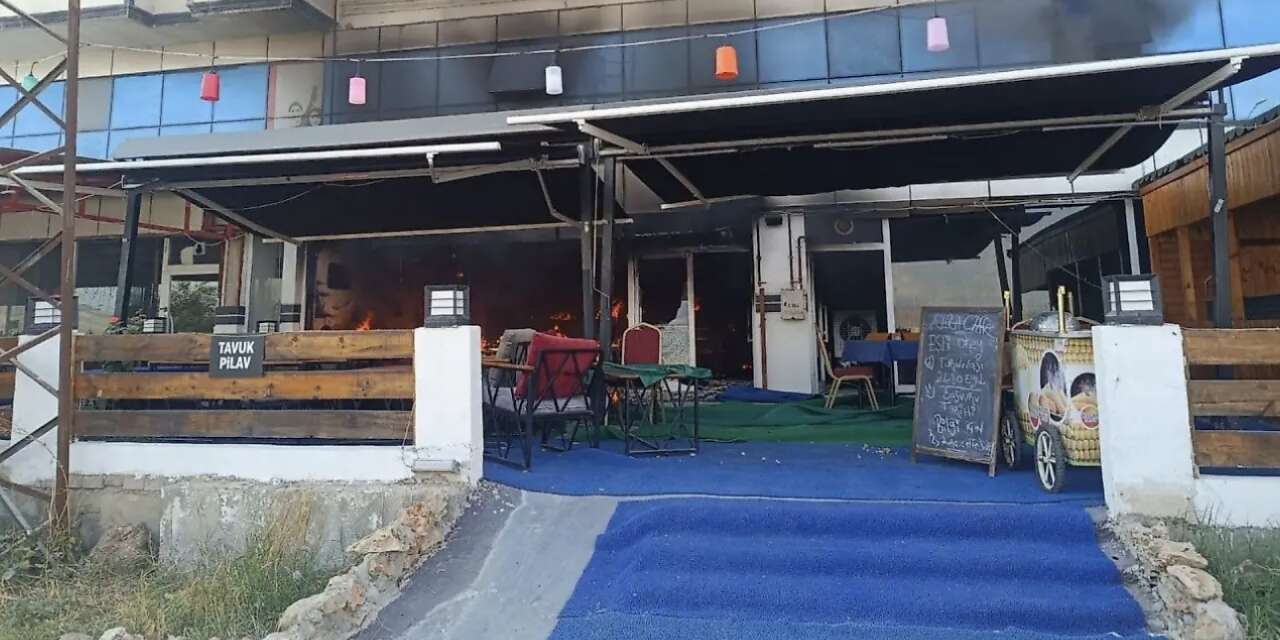 Siirt Üniversitesi yakınlarında yangın paniği!