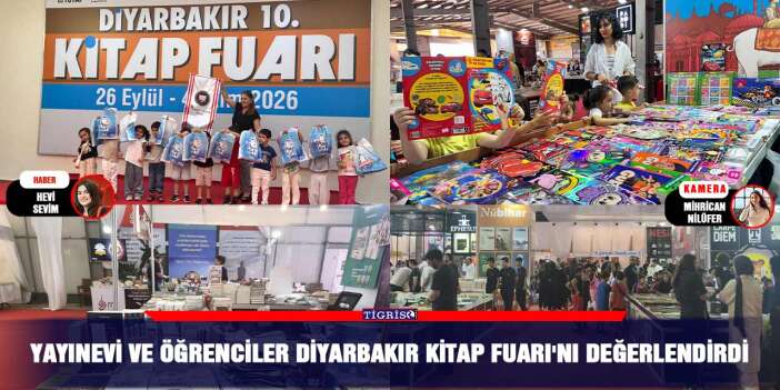 Yayınevi ve öğrenciler Diyarbakır Kitap Fuarı'nı değerlendirdi