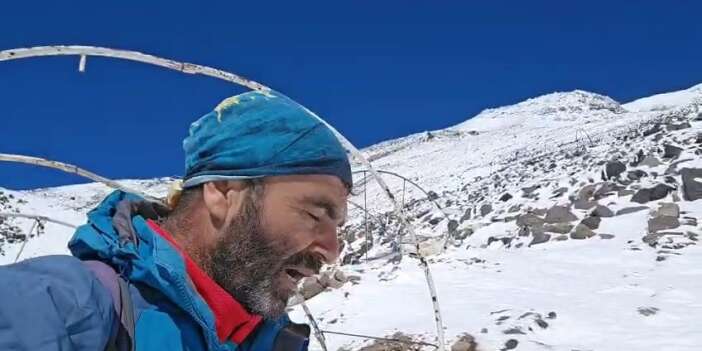 Diyarbakırlı dağcının Ağrı Dağı mücadelesi