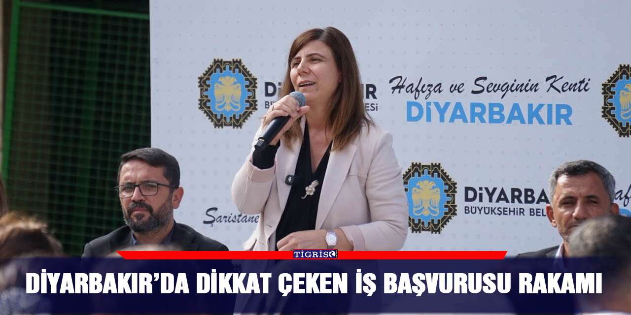 Diyarbakır’da dikkat çeken iş başvurusu rakamı
