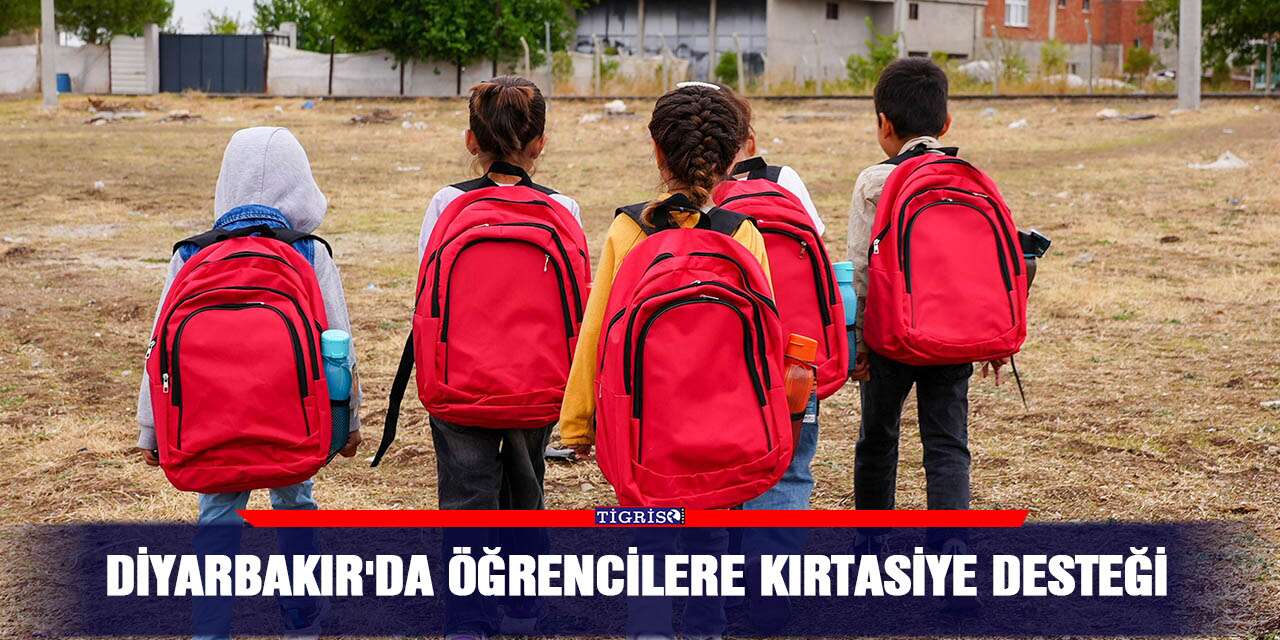 Diyarbakır'da öğrencilere kırtasiye desteği