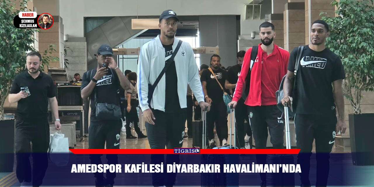 Amedspor kafilesi Diyarbakır Havalimanı’nda