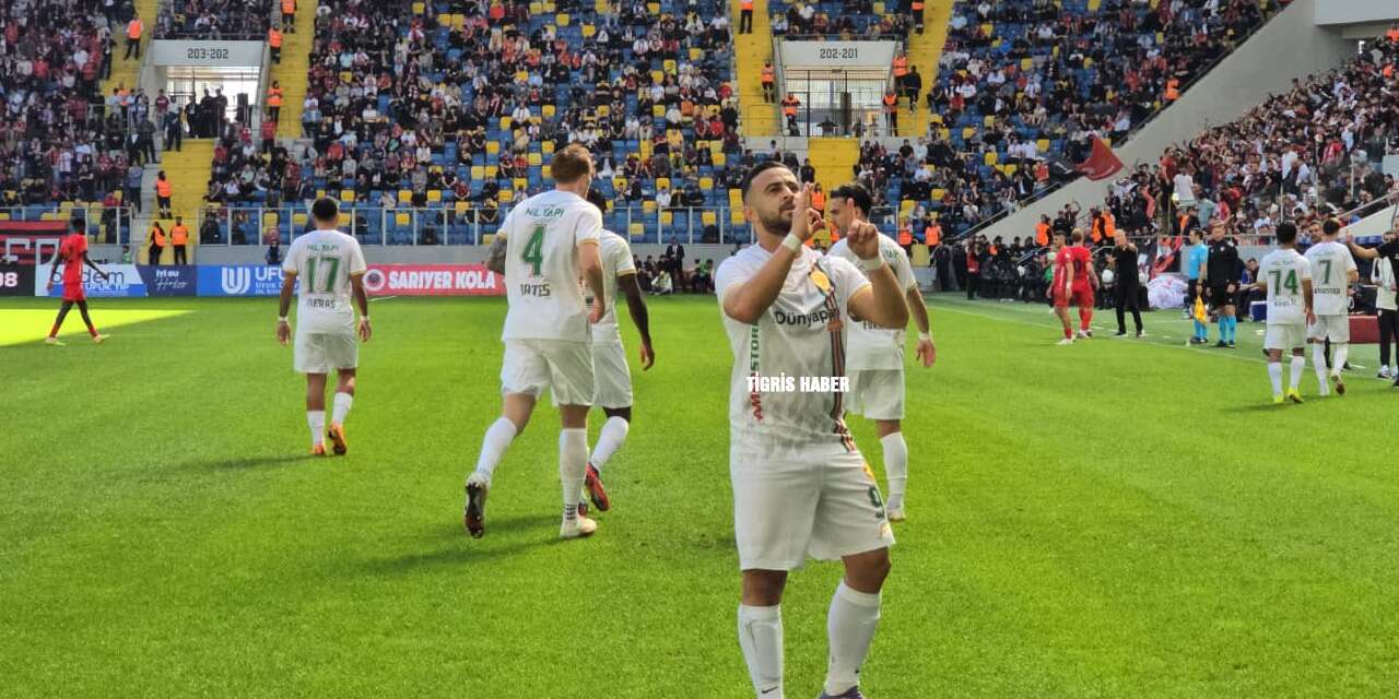 Amedspor deplasmanda öne geçti