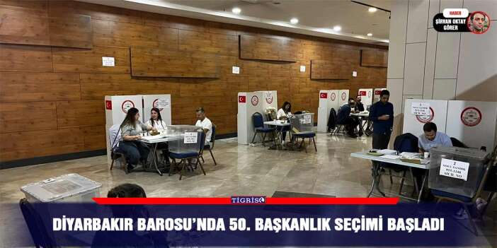 Diyarbakır Barosu’nda 50. başkanlık seçimi başladı
