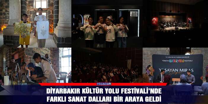 Diyarbakır Kültür Yolu Festivali’nde farklı sanat dalları bir araya geldi