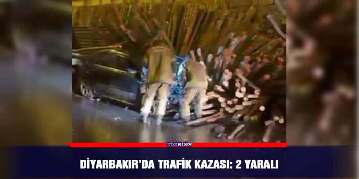 Diyarbakır’da trafik kazası: 2 yaralı