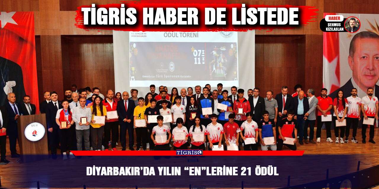 Diyarbakır’da yılın “En”lerine 21 ödül