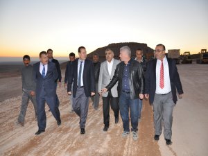 Hazırlıkları yerinde gördü